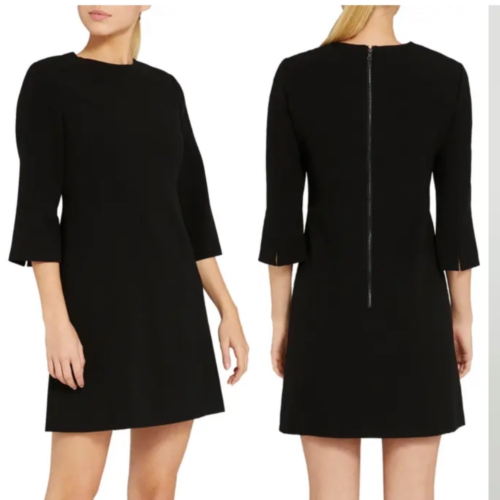 Alice + Olivia Gem 3/4 Sleeve Shift Dress